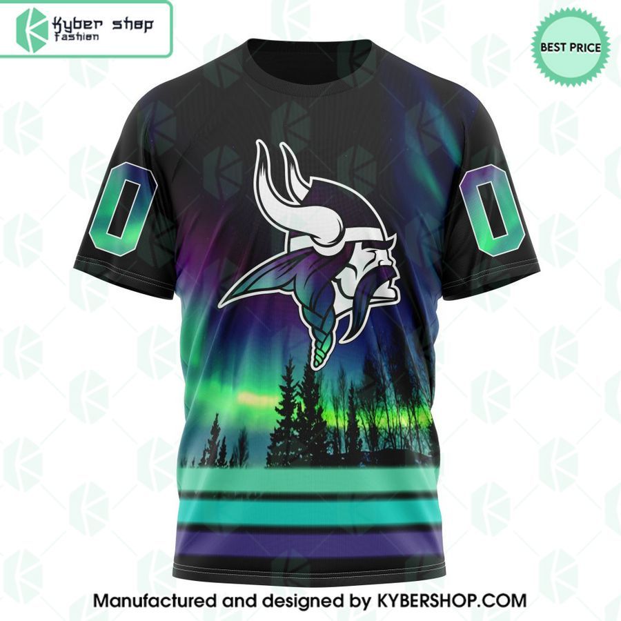 Personalized NFL Minnesota Vikings Northern Lights Shirt, Hoodie 17 personalized nfl minnesota vikings northern lights shirt hoodie 8 85