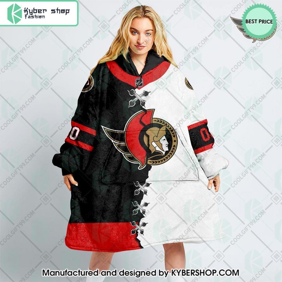 Personalized NHL Ottawa Senators Mix Jersey Oodie Blanket Hoodie 5 personalized nhl ottawa senators mix jersey oodie blanket hoodie 5 650