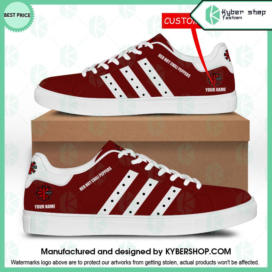 Red Hot Chili Peppers CUSTOM Stan Smith Shoes 3 red hot chili peppers custom stan smith shoes 1 296