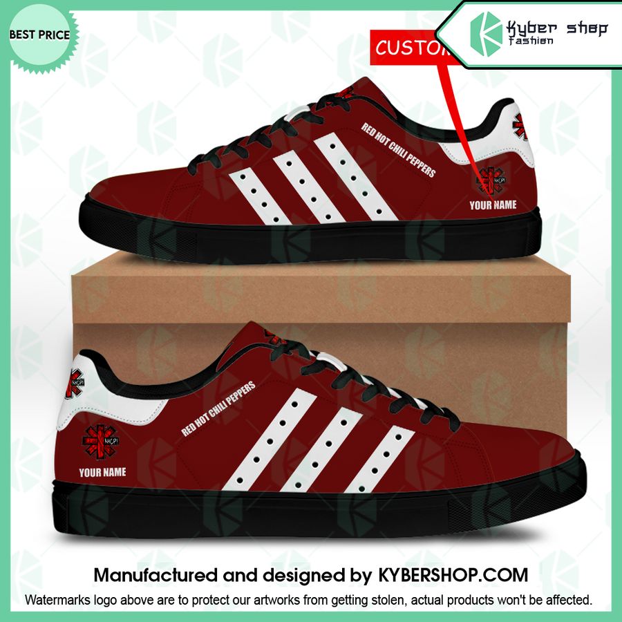 Red Hot Chili Peppers CUSTOM Stan Smith Shoes 4 red hot chili peppers custom stan smith shoes 2 905