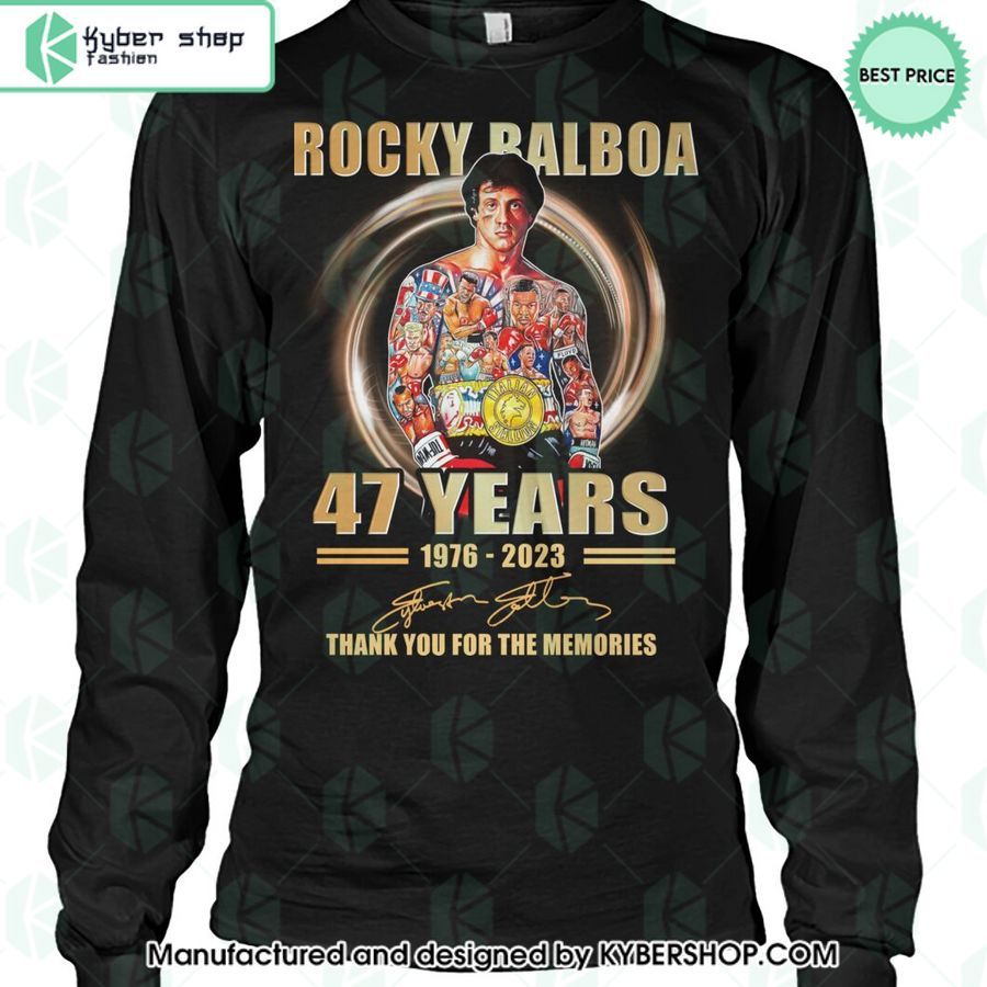 Rocky Balboa 47 Years Thank You For The Memories Shirt, Hoodie 3 rocky balboa 47 years thank you for the memories shirt hoodie 3 33