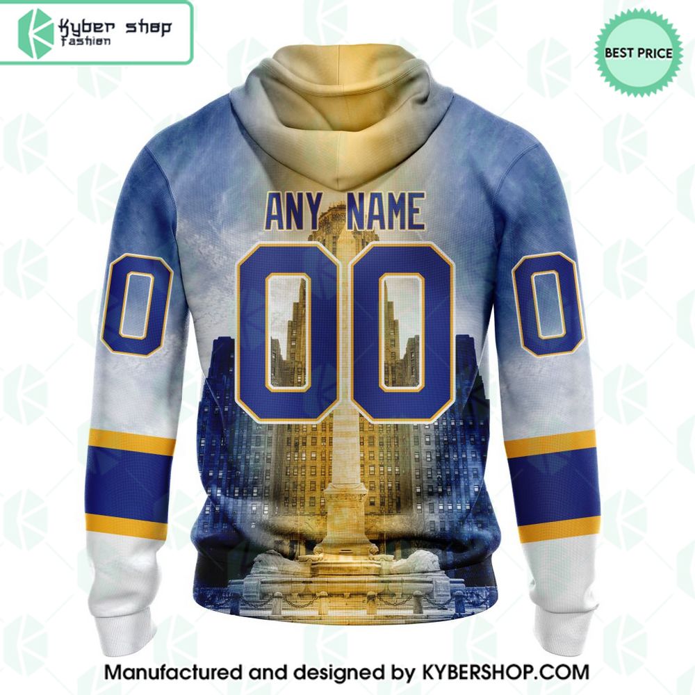 CUSTOM Buffalo Sabres Buffalo City Hall T Shirt 3 custom buffalo sabres buffalo city hall t shirt 3
