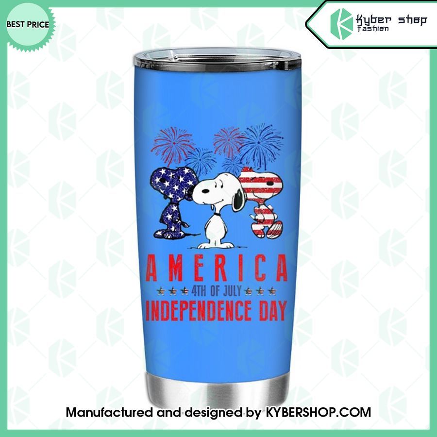 snoopy america independence day tumbler 1 500