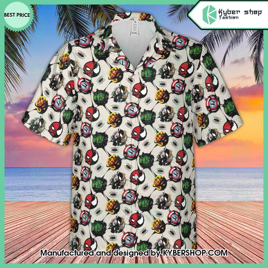 spider venom pattern hawaiian shirt 2 440