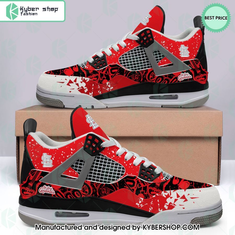 st louis cardinals mlb air jordan 4 shoes 1 795