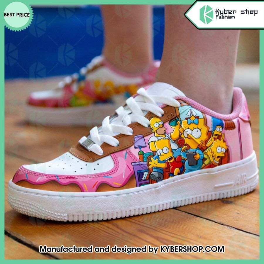 the simpsons nike air force shoes 1 584