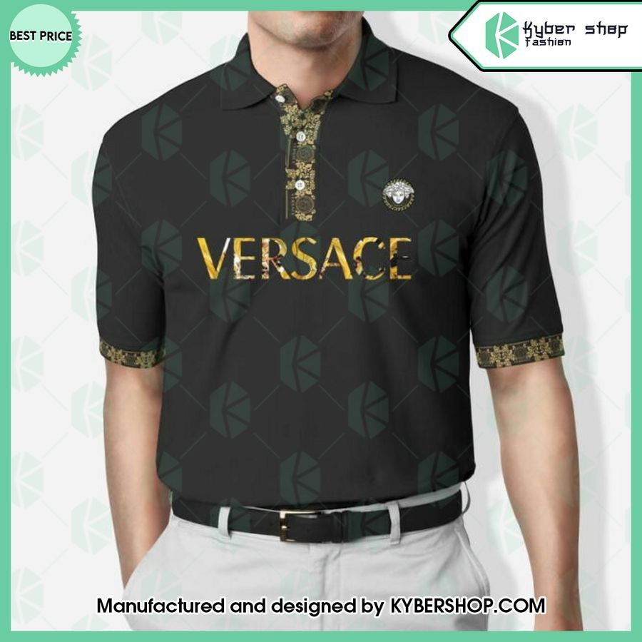 Versace black Polo Shirt 3 versace black polo shirt 1 141