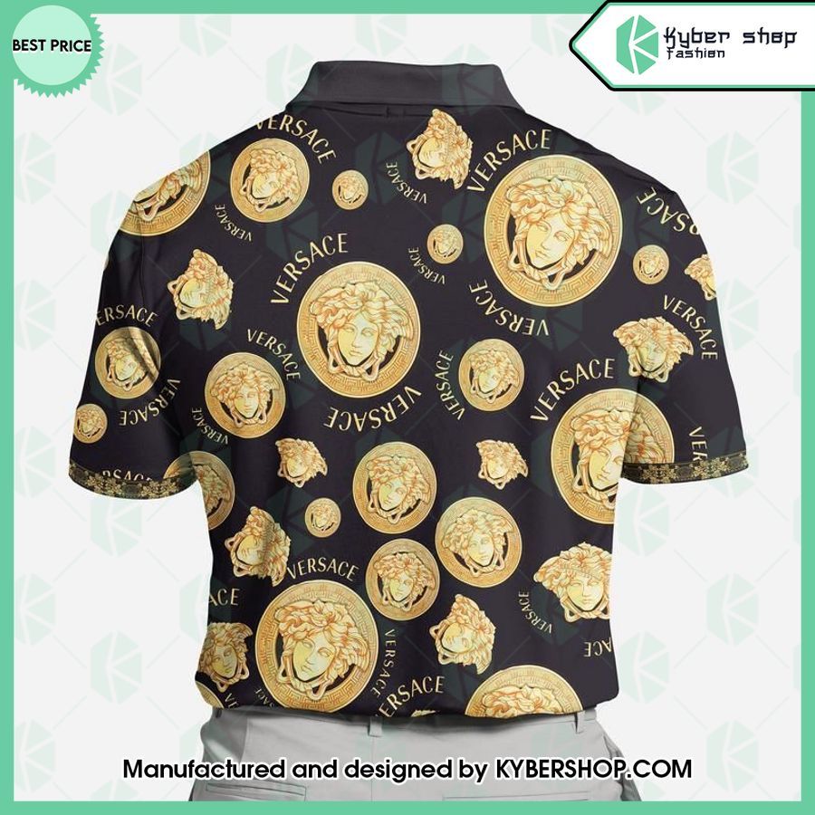 Versace Brand Logo Polo Shirt 4 versace brand logo polo shirt 2 991