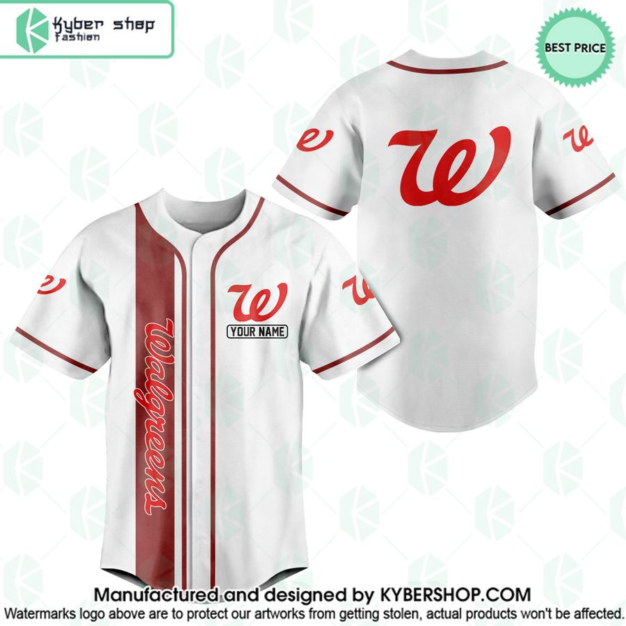 walgreens custom baseball jersey 1 268