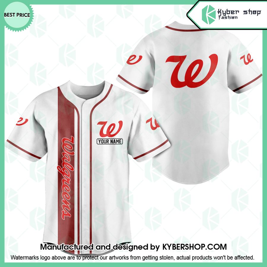 walgreens custom baseball jersey 1 678