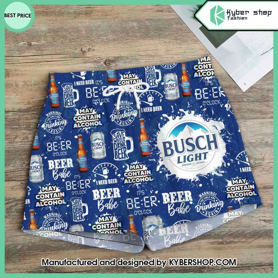 Yes I'm A Girl Yes I Like Busch Light T-Shirt And Shorts 3 yes im a girl yes i like busch light t shirt and shorts 3 430