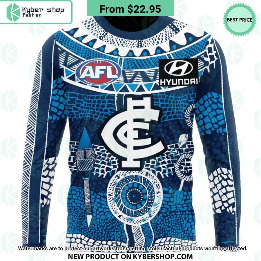 AFL Carlton Football Club Indigenous Design Hoodie 4 AFL Carlton Football Club Indigenous Design Hoodie Nice Pic