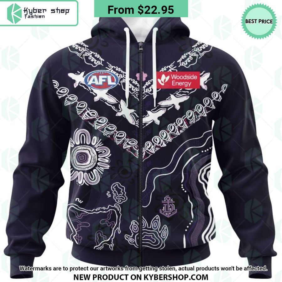 AFL Fremantle Dockers Indigenous Design Hoodie You guys complement each other