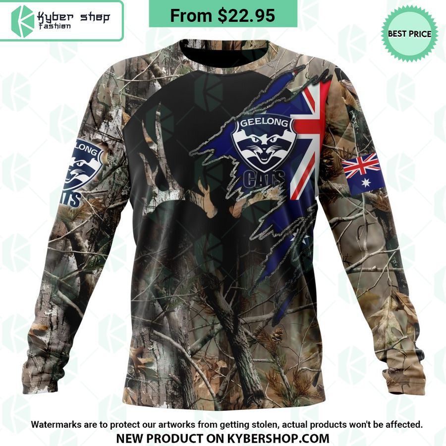 AFL Geelong Cats Camo Realtree Hunting Hoodie 6 afl geelong cats camo realtree hunting hoodie 6 67 jpg