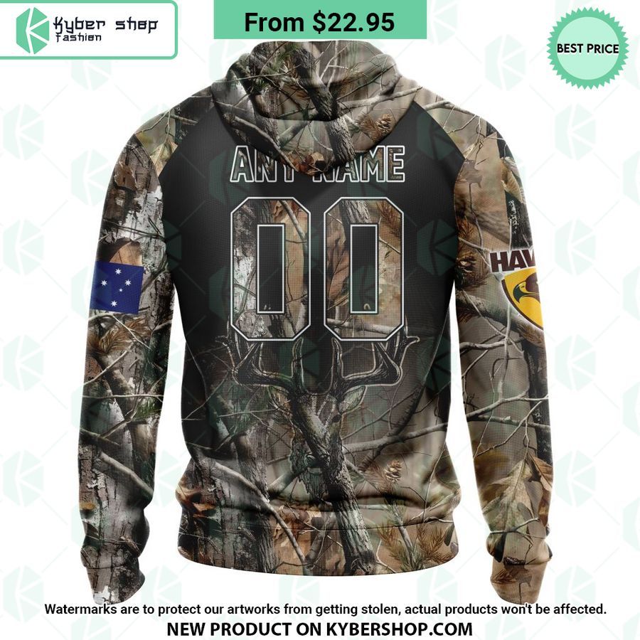 AFL Hawthorn Football Club Camo Realtree Hunting Hoodie 3 afl hawthorn football club camo realtree hunting hoodie 3 729 jpg