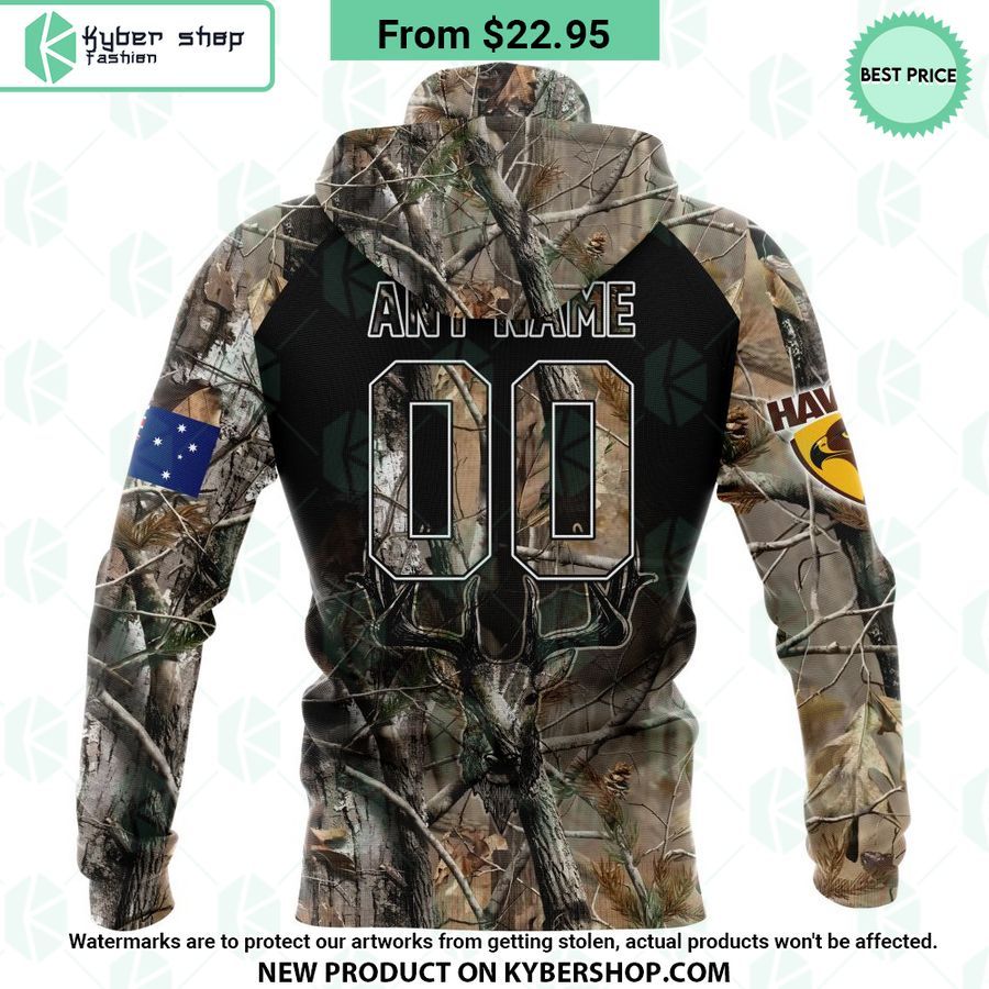 AFL Hawthorn Football Club Camo Realtree Hunting Hoodie 5 AFL Hawthorn Football Club Camo Realtree Hunting Hoodie Super sober