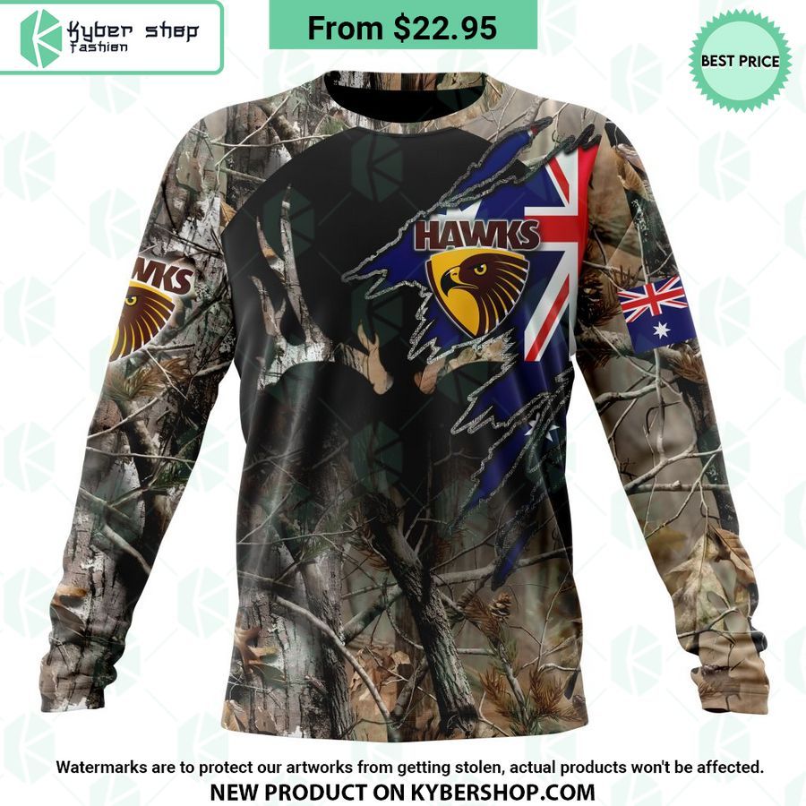 AFL Hawthorn Football Club Camo Realtree Hunting Hoodie 6 afl hawthorn football club camo realtree hunting hoodie 6 909 jpg