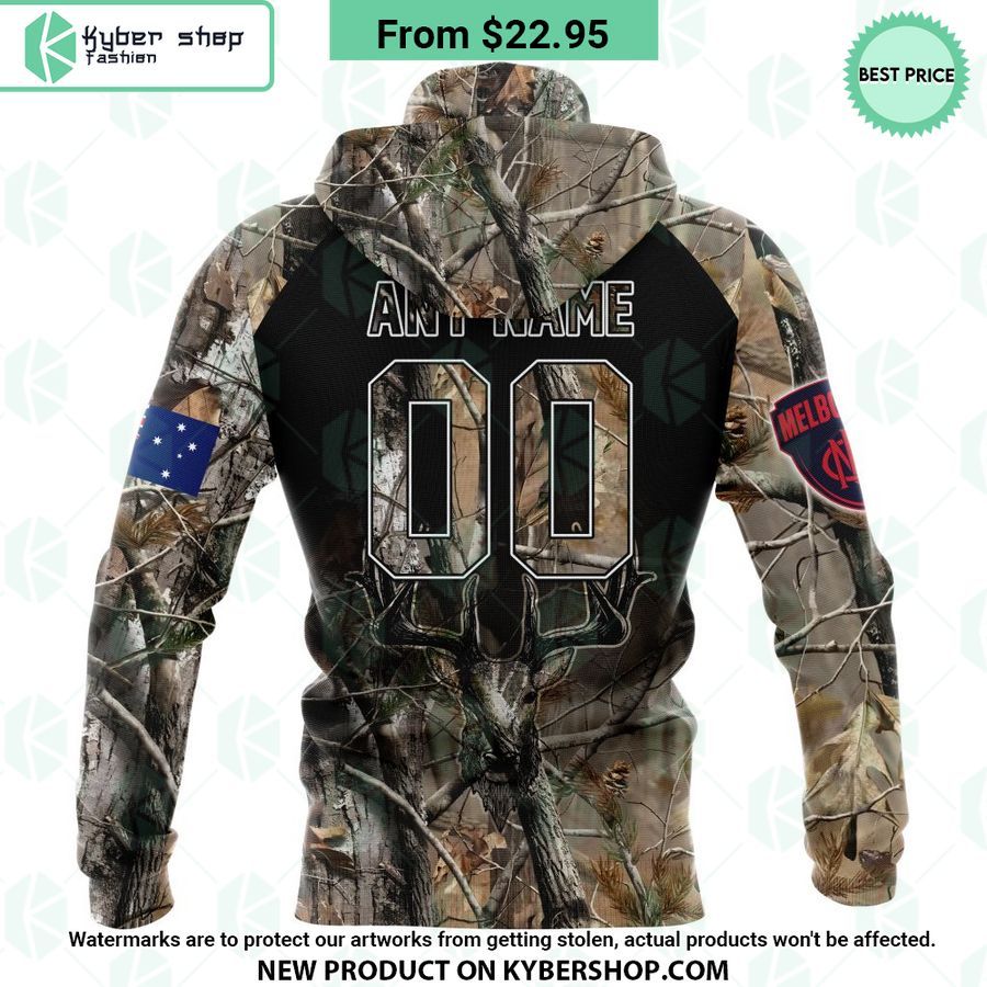 AFL Melbourne Football Club Camo Realtree Hunting Hoodie 5 AFL Melbourne Football Club Camo Realtree Hunting Hoodie Generous look