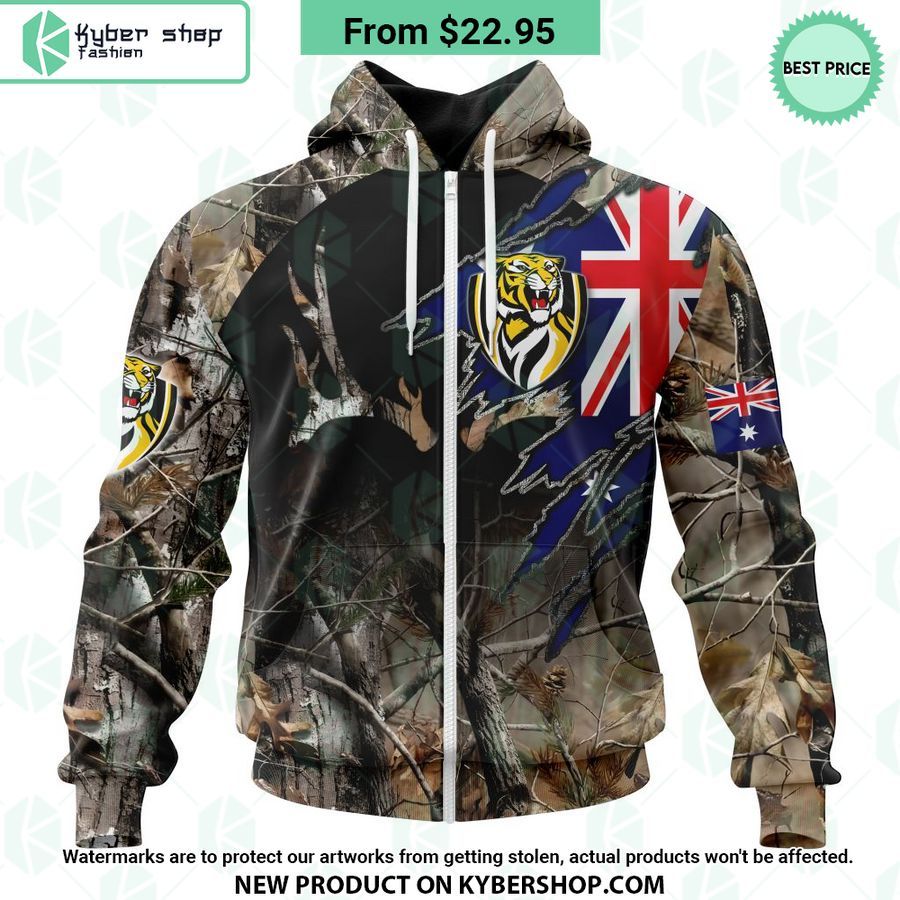 AFL Richmond Tigers Camo Realtree Hunting Hoodie Have you joined a gymnasium?