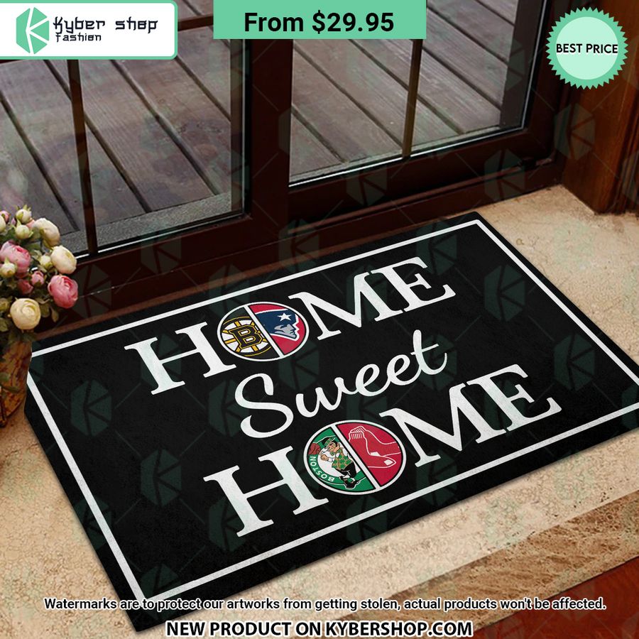 Boston Bruins Boston Celtics Boston Red Sox New England Patriots Home Sweet Home Doormat 4 boston bruins boston celtics boston red sox new england patriots home sweet home doormat 4 323 jpg