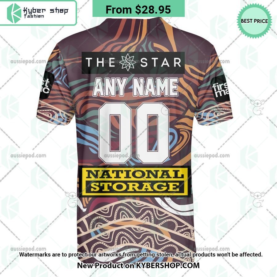 Brisbane Broncos Indigenous CUSTOM Hoodie 5 brisbane broncos indigenous custom hoodie 5 256