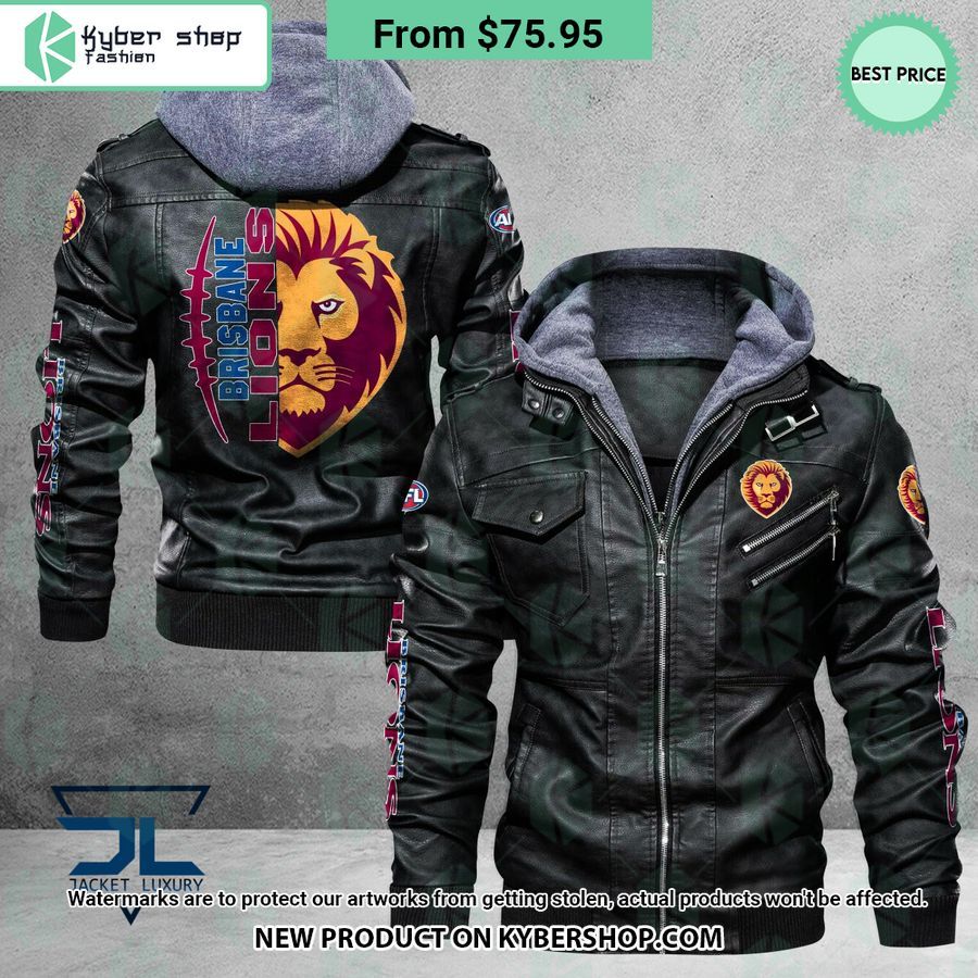 brisbane lions leather jacket 1 580