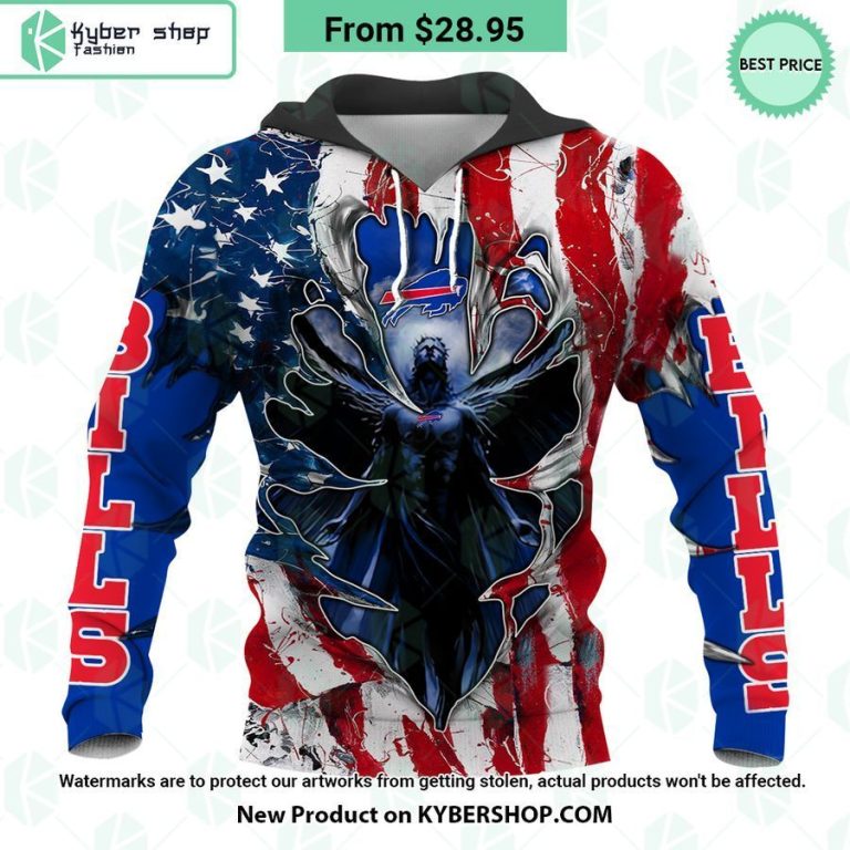 Buffalo Bills US Flag Angel Hoodie 12 buffalo bills us flag angel hoodie 4