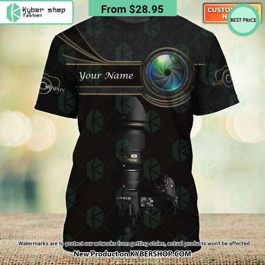 camera photography custom t shirt 1 99