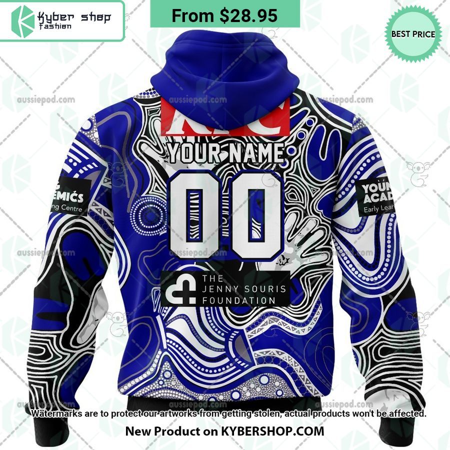 Canterbury-Bankstown Bulldogs Indigenous CUSTOM Hoodie 3 canterbury bankstown bulldogs indigenous custom hoodie 3 67