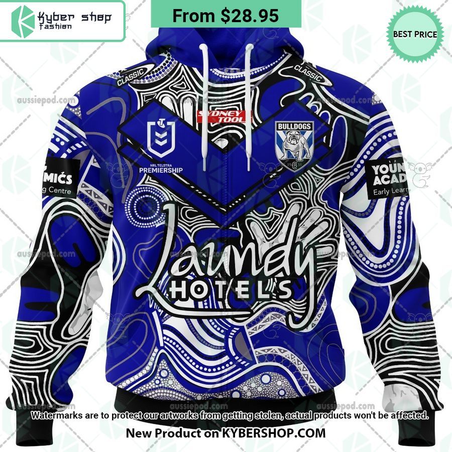 Canterbury-Bankstown Bulldogs Indigenous CUSTOM Hoodie 4 canterbury bankstown bulldogs indigenous custom hoodie 4 818