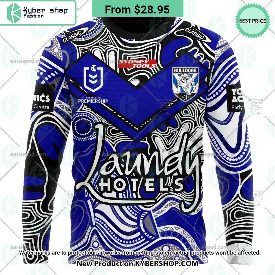 Canterbury-Bankstown Bulldogs Indigenous CUSTOM Hoodie 7 canterbury bankstown bulldogs indigenous custom hoodie 7 641