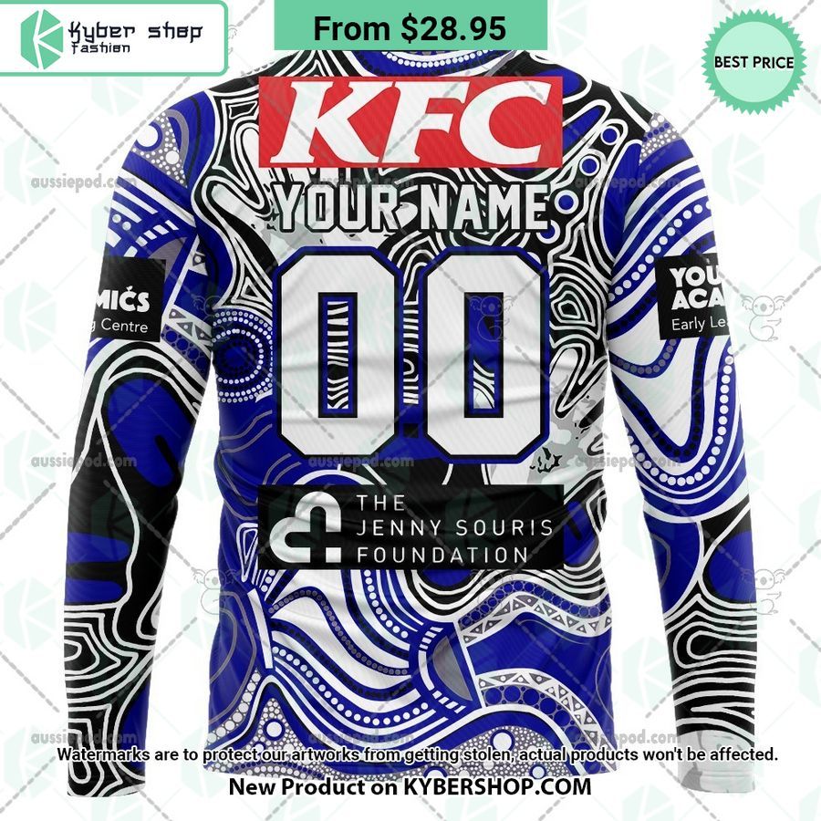 Canterbury-Bankstown Bulldogs Indigenous CUSTOM Hoodie 8 canterbury bankstown bulldogs indigenous custom hoodie 8 407