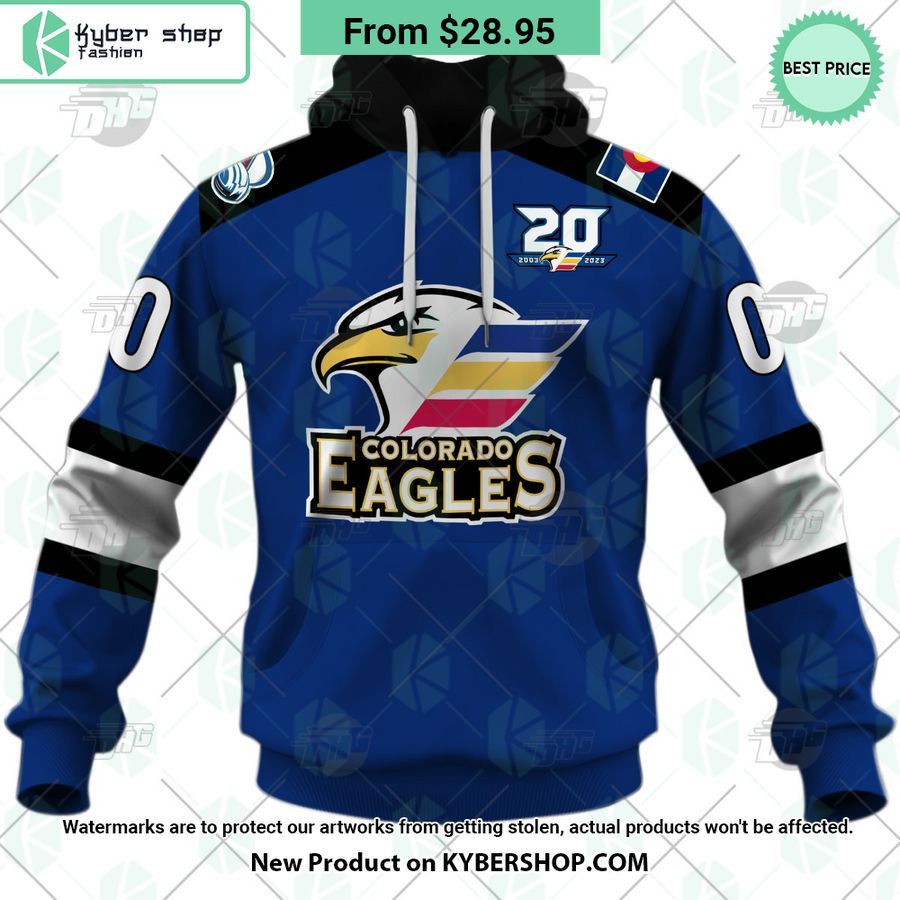 Colorado Eagles Premier Jersey Blue Hoodie You tried editing this time?