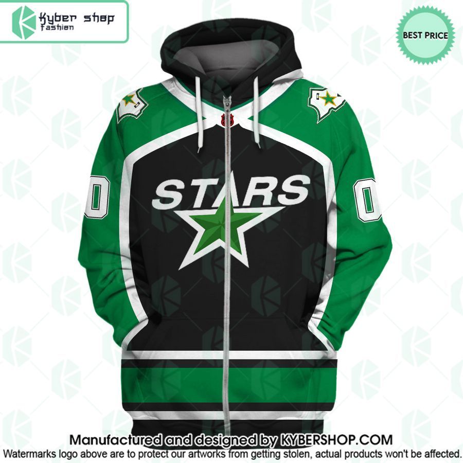 dallas stars reverse retro jerseys custom hoodie 2 114