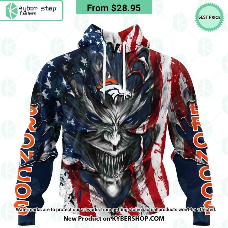 Denver Broncos Demon Face US Flag Hoodie 18 denver broncos demon face us flag hoodie 6