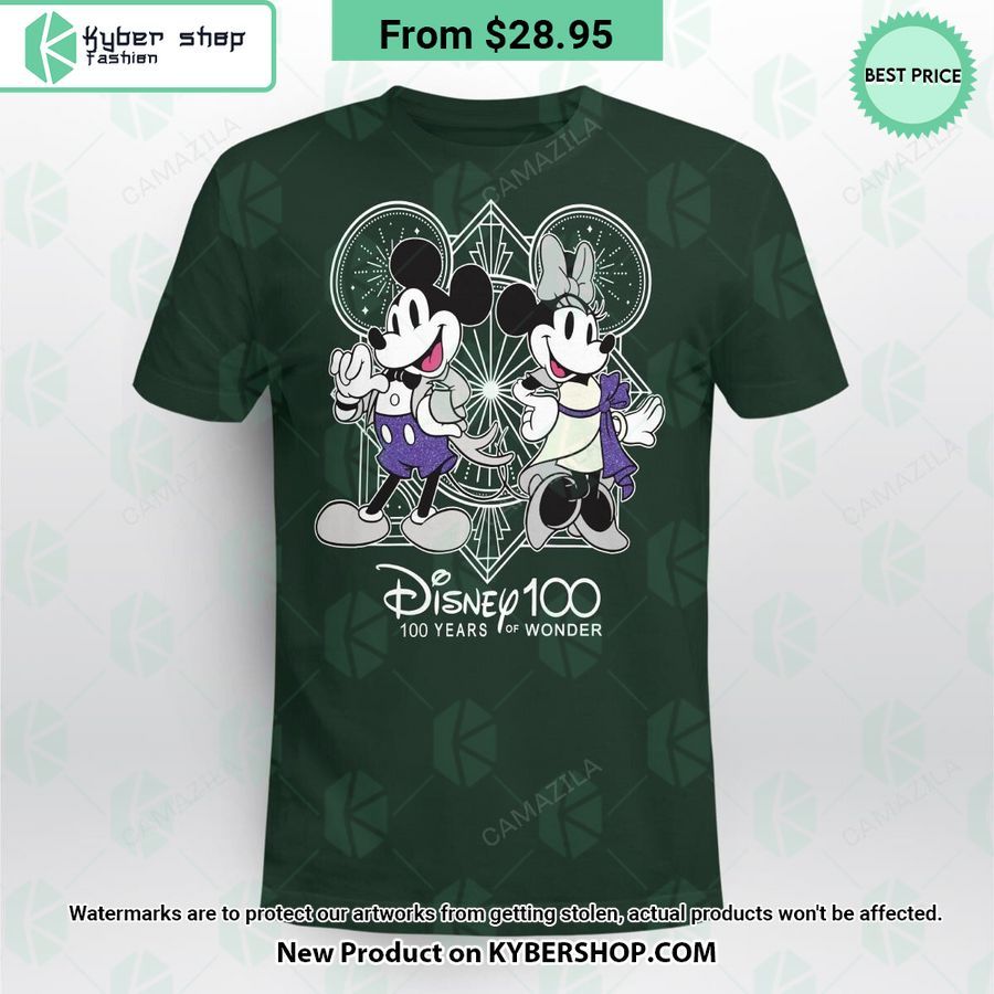 Disney 100 Years of Wonder Mickey Mouse Minnie Mouse T Shirt 11 disney 100 years of wonder mickey mouse minnie mouse t shirt 11 579