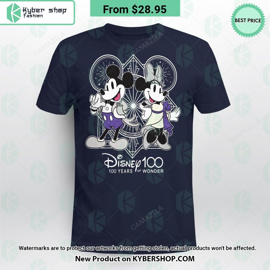 Disney 100 Years of Wonder Mickey Mouse Minnie Mouse T Shirt 7 disney 100 years of wonder mickey mouse minnie mouse t shirt 7 483
