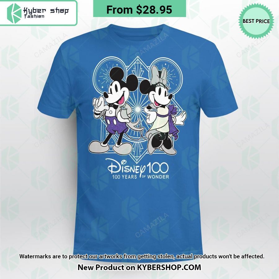 Disney 100 Years of Wonder Mickey Mouse Minnie Mouse T Shirt 9 disney 100 years of wonder mickey mouse minnie mouse t shirt 9 777