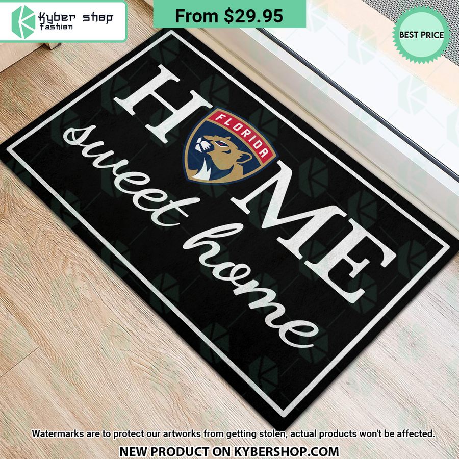 Florida Panthers Home Sweet Home Doormat Awesome Pic guys