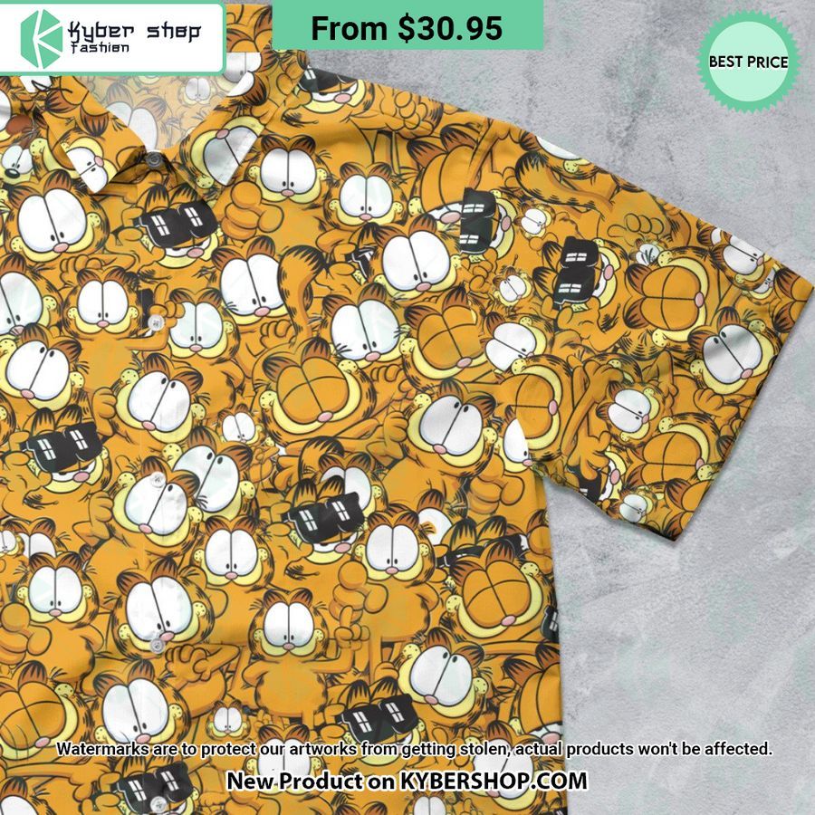 garfield the garfield show hawaiian shirt 1 981