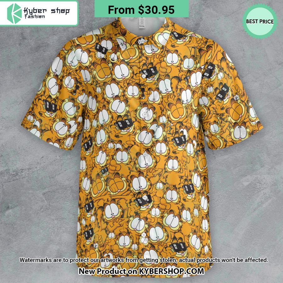 garfield the garfield show hawaiian shirt 2 886