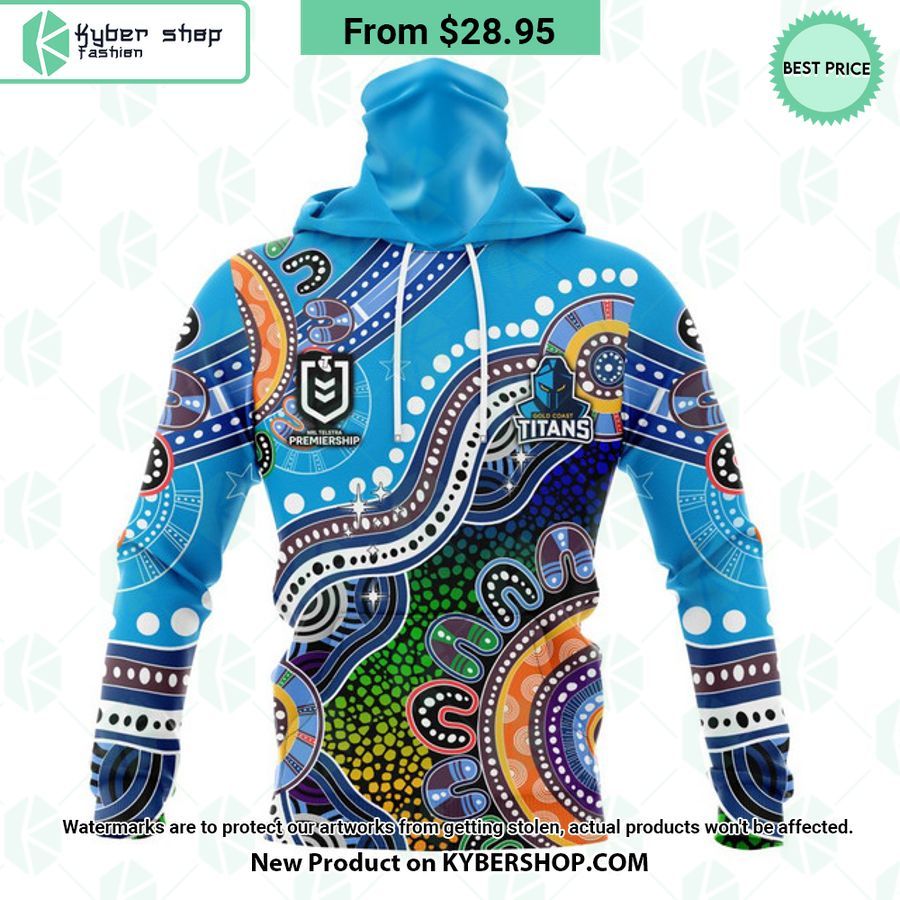 Gold Coast Titans Indigenous Design Hoodie 4 Gold Coast Titans Indigenous Design Hoodie Gang of rockstars