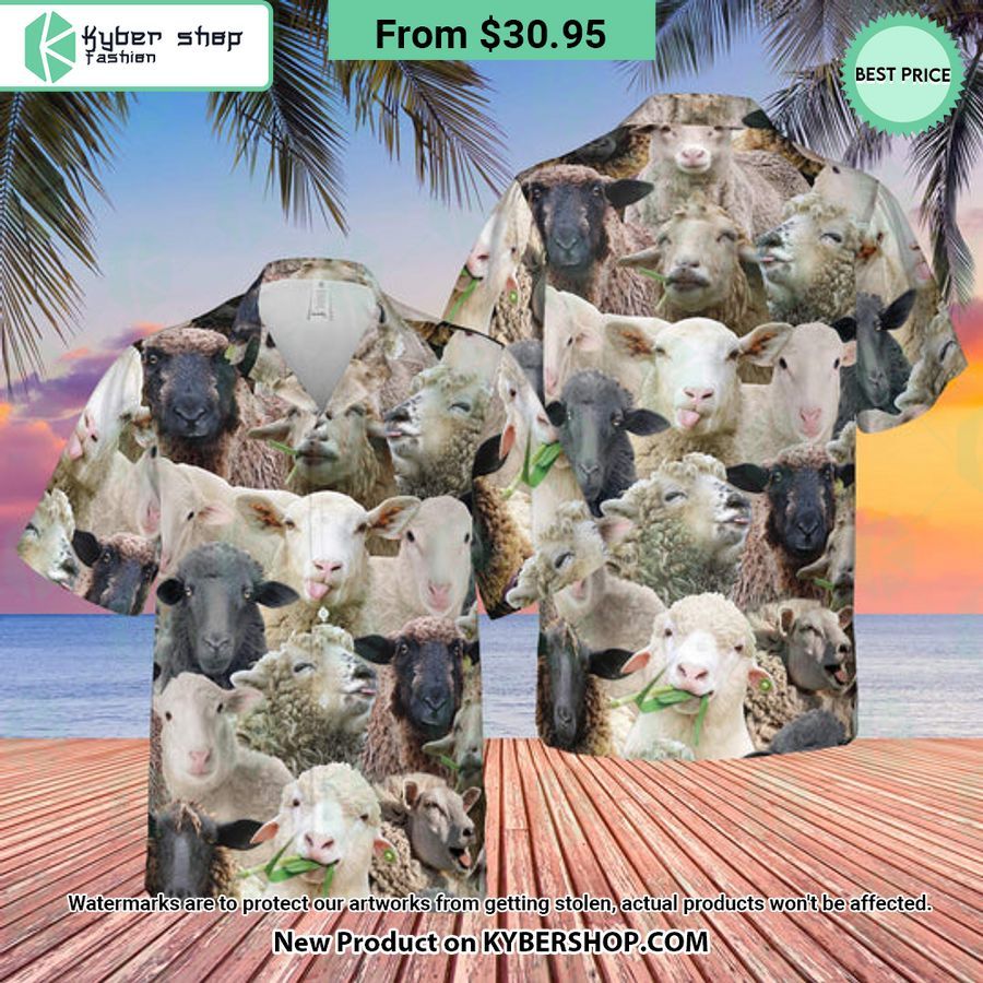 Herd Of Sheep Hawaiian Shirt Royal Pic Of Yours