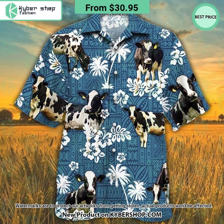 holstein friesian cattle blue tribal hawaiian shirt 1 415 jpg