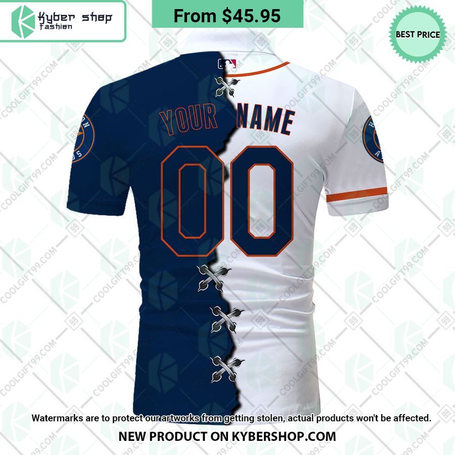 Houston Astros Mix Home Away Jersey CUSTOM Polo Shirt 3 houston astros mix home away jersey custom polo shirt 3 51