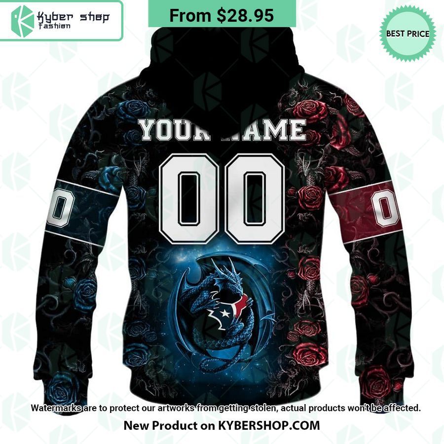 Houston Texans Dragon Rose Hoodie 6 houston texans dragon rose hoodie 5