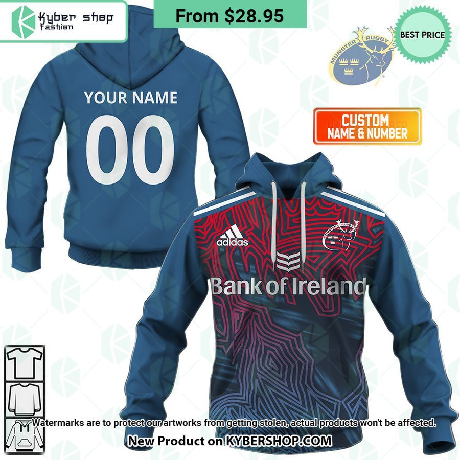 Irfu Munster Rugby 2023 Away Jersey Hoodie She Has Grown Up Know