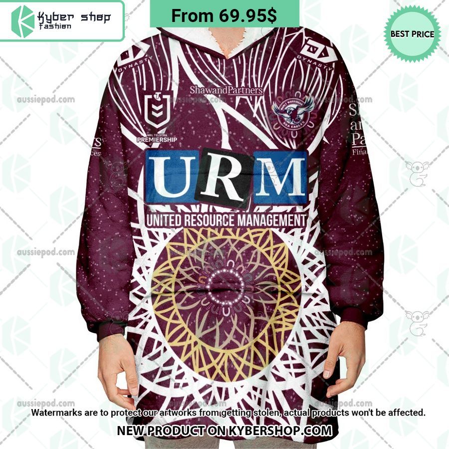 Manly Warringah Sea Eagles CUSTOM Hoodie Blanket 4 manly warringah sea eagles custom hoodie blanket 4 144