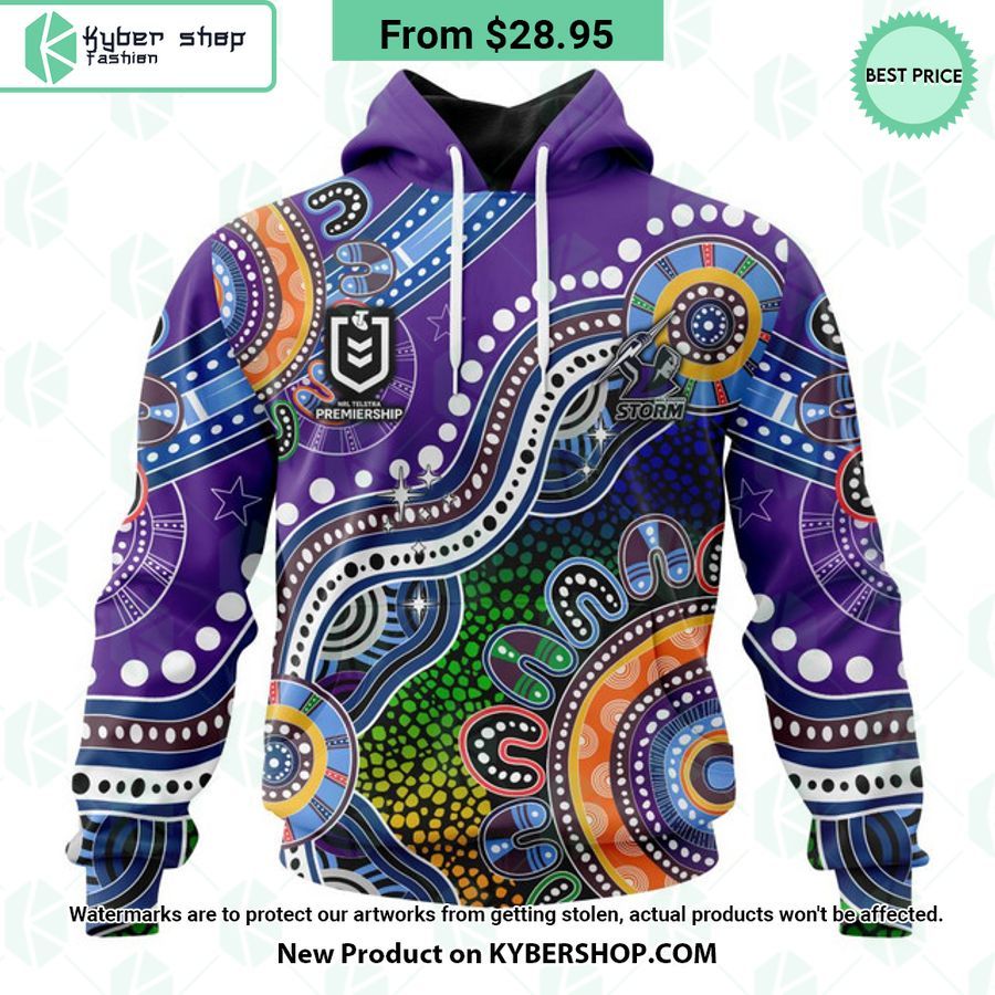 Melbourne Storm Indigenous Design Hoodie Wow! This Is Gracious