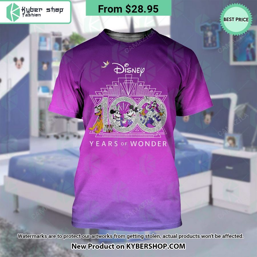 Mickey Minnie Pluto Goofy Donald Daisy Disney 100 Years of Wonder T Shirt 3 mickey minnie pluto goofy donald daisy disney 100 years of wonder t shirt 3 644